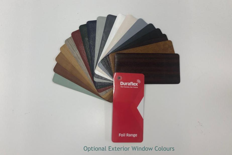 Optional Exterior Window Colours static caravan mobile home