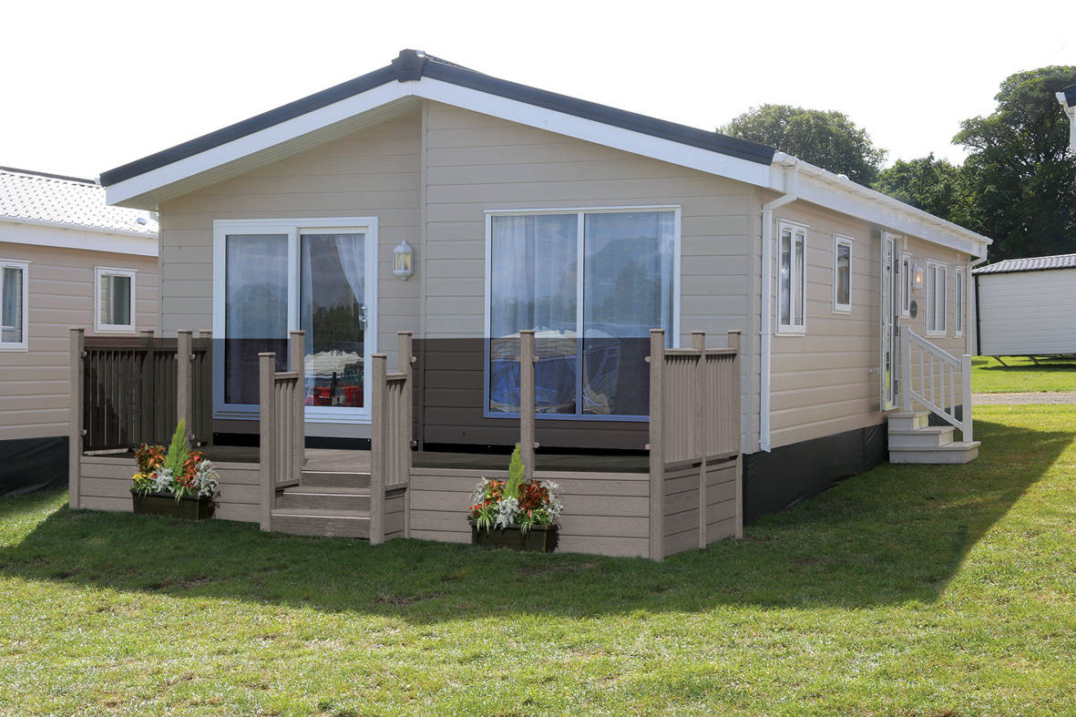 Delta countryside lodge exterior cladding static caravan mobile home
