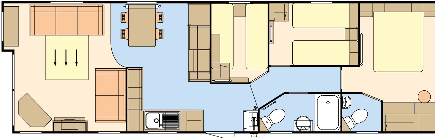 New Atlas Debonair 38x12 3 bed floorplan