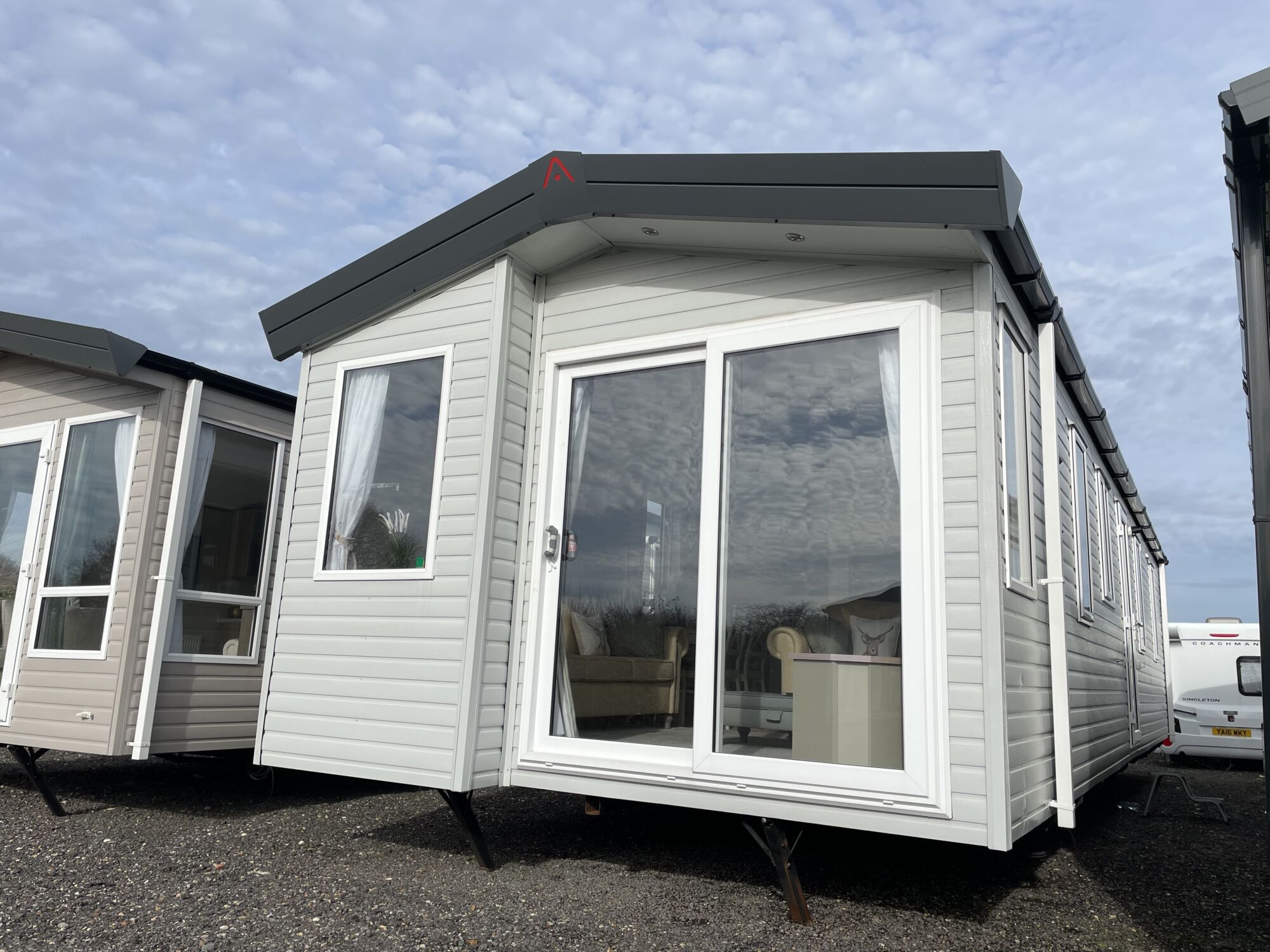 Atlas Debonair 38x12 3 Bedroom static caravan exterior