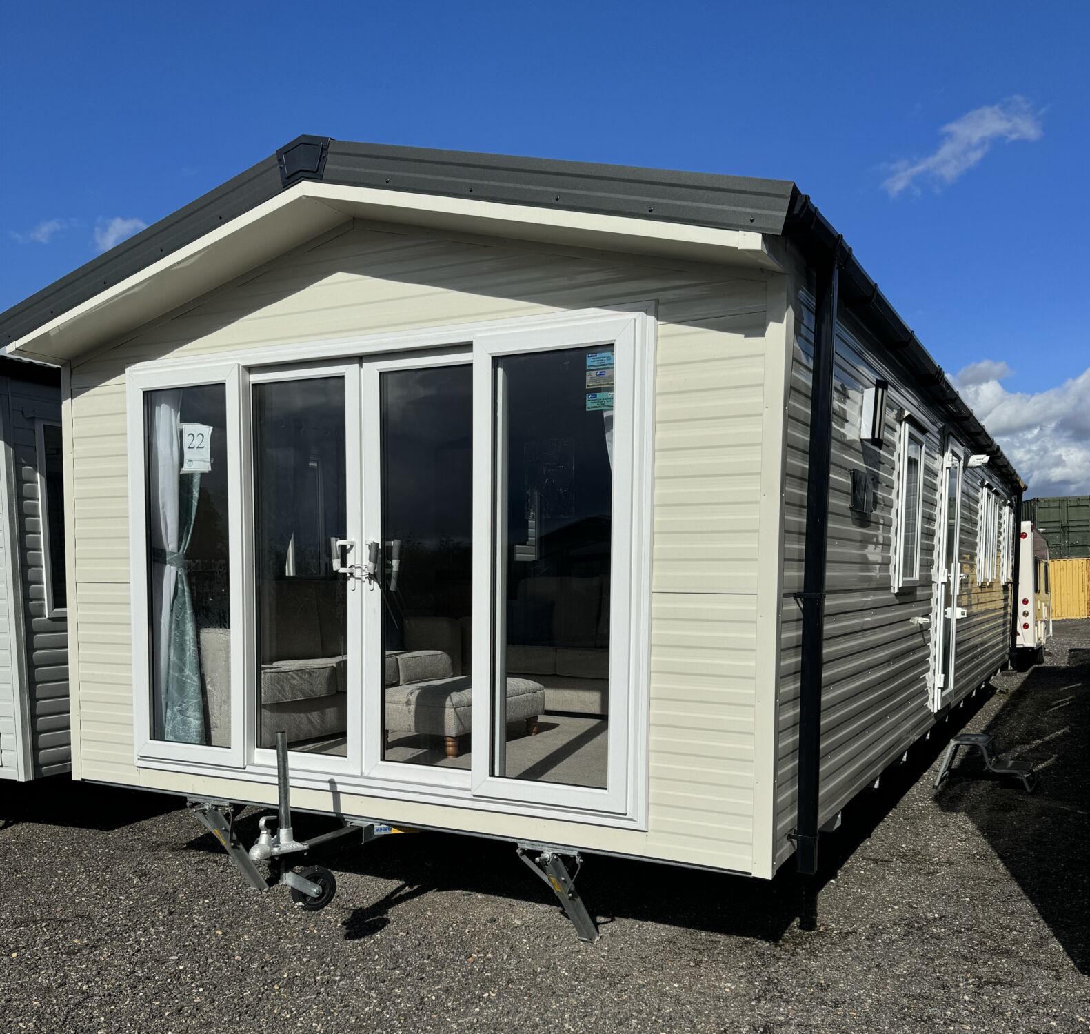 Delta Saffron  2023 static caravan exterior