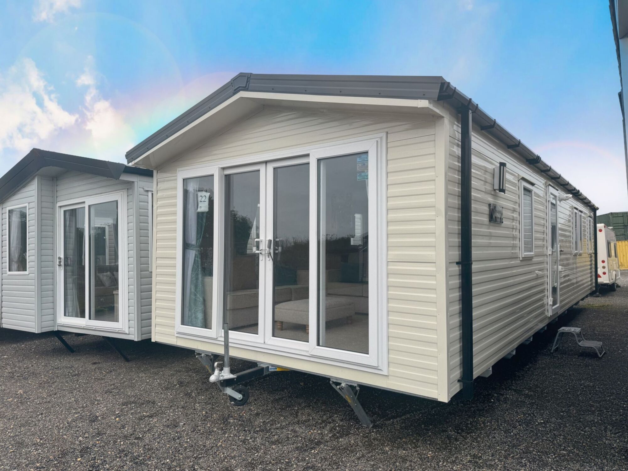 NEW Willerby Malton Exterior side angle static caravan