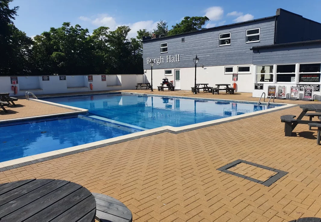 Burgh Hall Caravan Holiday Park Pool