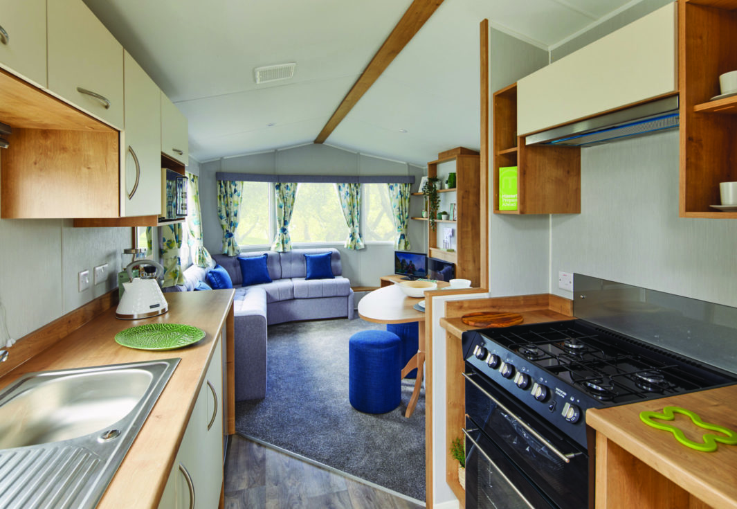 New Willerby Ashurst Kitchen static caravan mobile home
