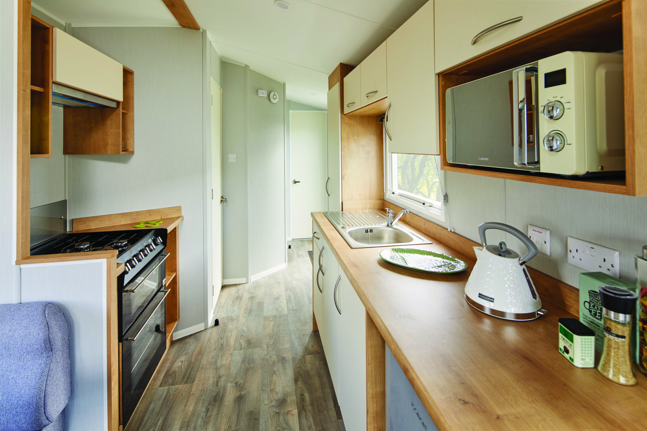 New Willerby Ashurst Galley Kitchen static caravan mobile home