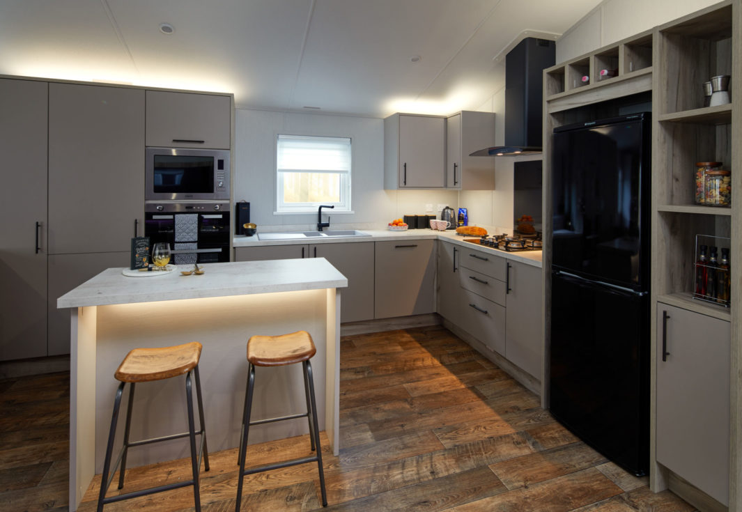 2023 Willerby The Mapleton static caravan holiday mobile home kitchen