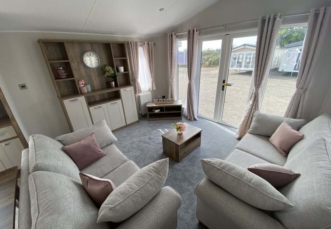 New Willerby Sheraton static caravan residential specification living room