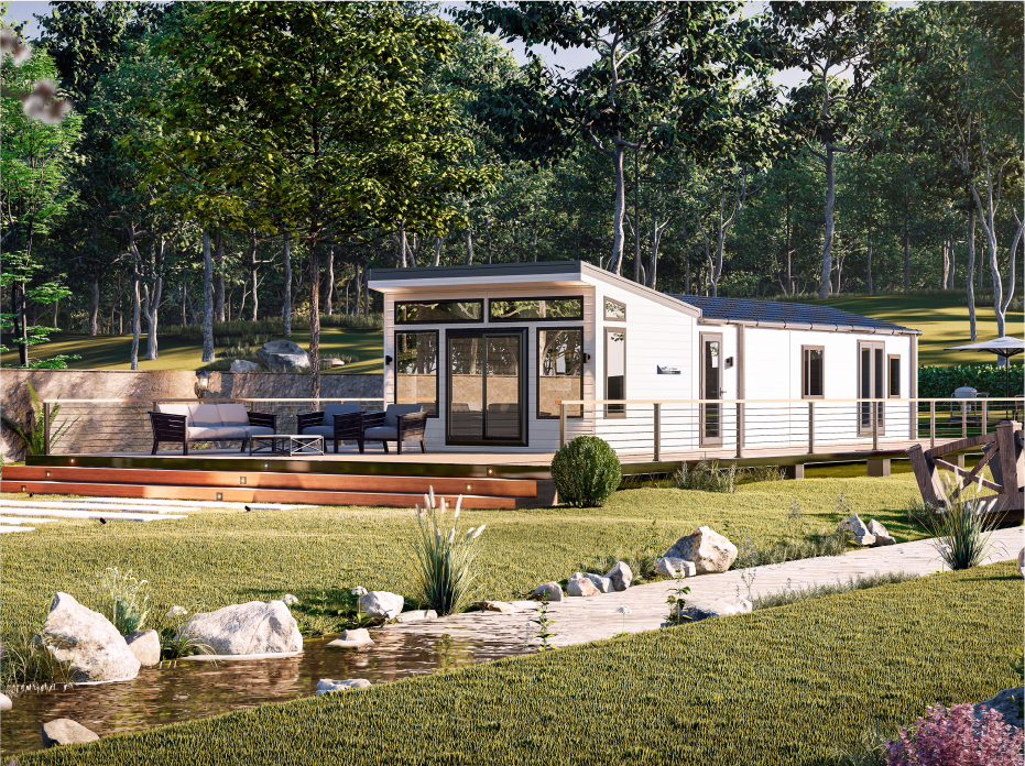 2023 Willerby Vogue Classique lodge static caravan mobile home exterior cladding 