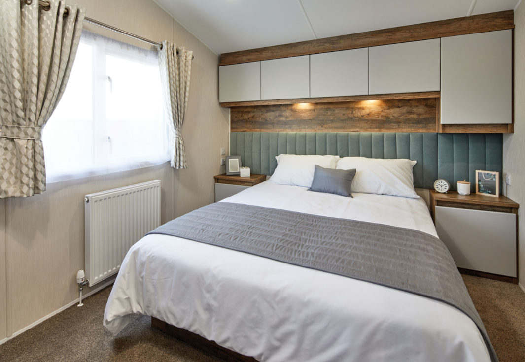 2023 Willerby Brookwood master bedroom static caravan mobile home