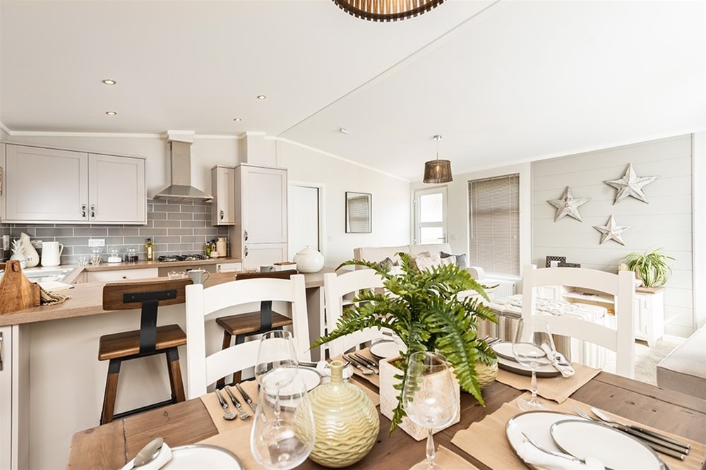 New Landscape Living Sandringham luxury lodge twin unit static caravan mobile home bespoke