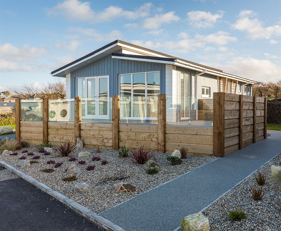 New Landscape Living The Ivy luxury lodge twin unit static caravan mobile home bespoke