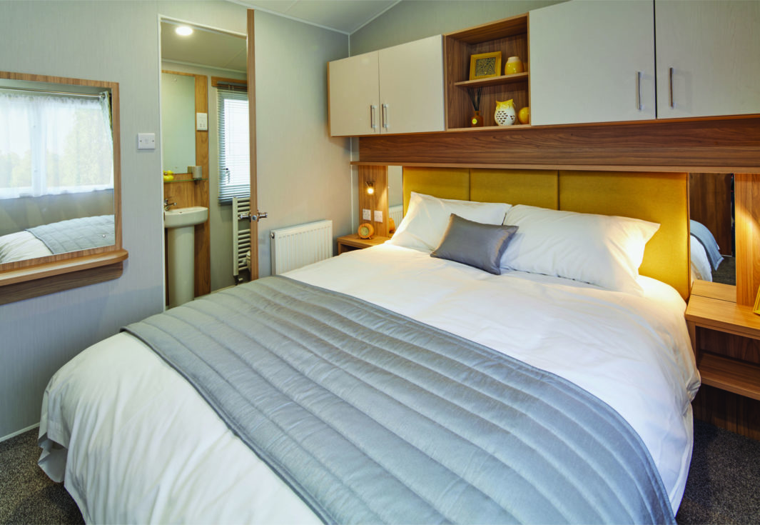 2023 Willerby Castleton master bedroom static caravan mobile home