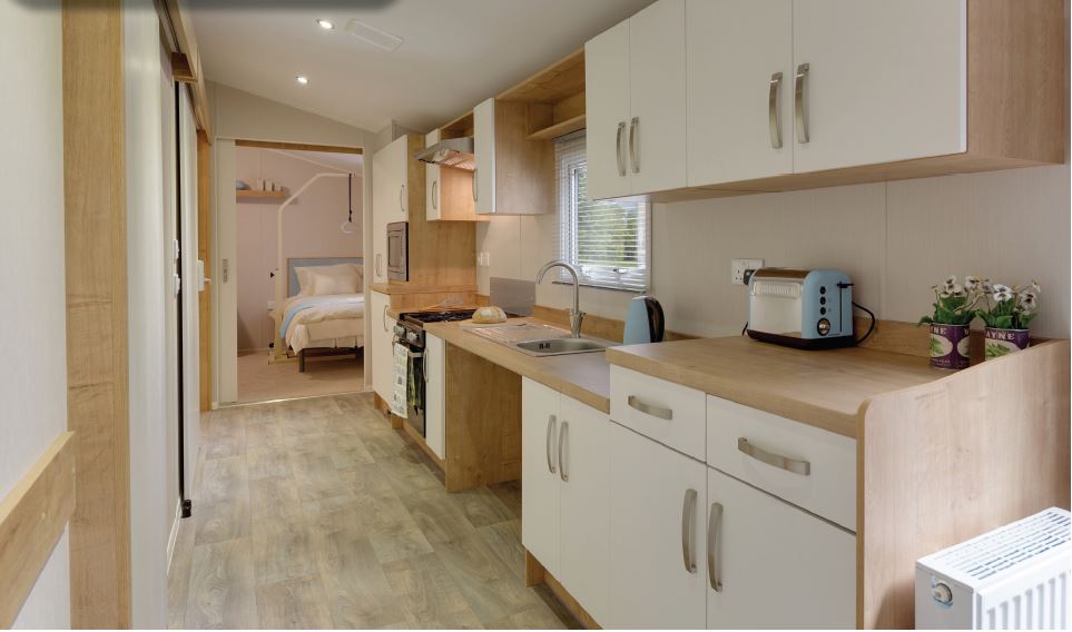 Disabled access wheelchair accessible static caravan mobile home