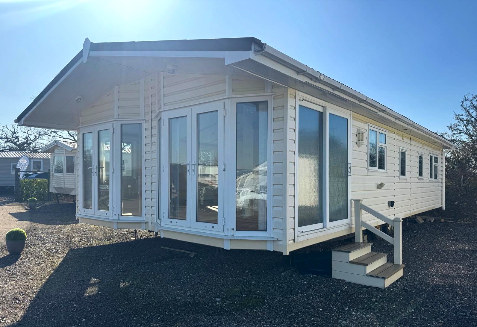 Preowned Cosalt Matisse Twin Lodge Static Caravan