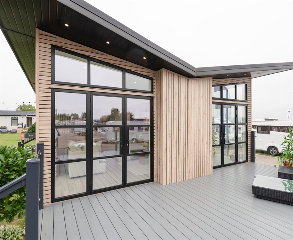 Landscape Living Bespoke Lodge static caravan Woolacombe exterior