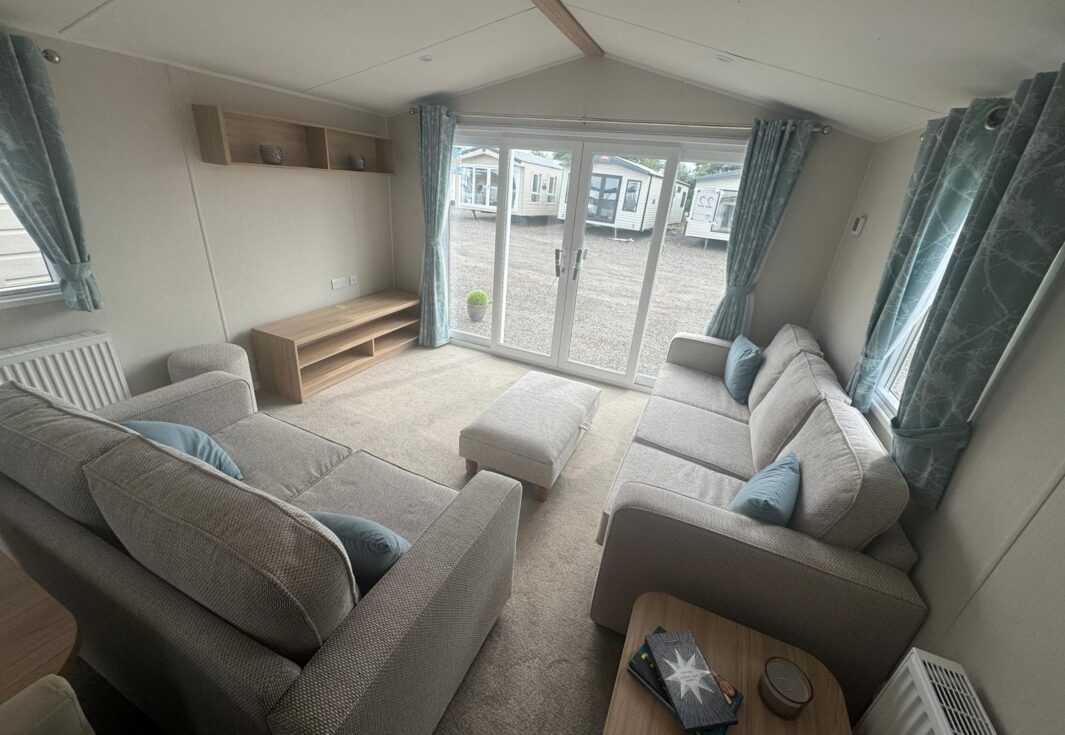 Ex Display Willerby Malton 37x12 3 Bed static caravan sliding patio doors