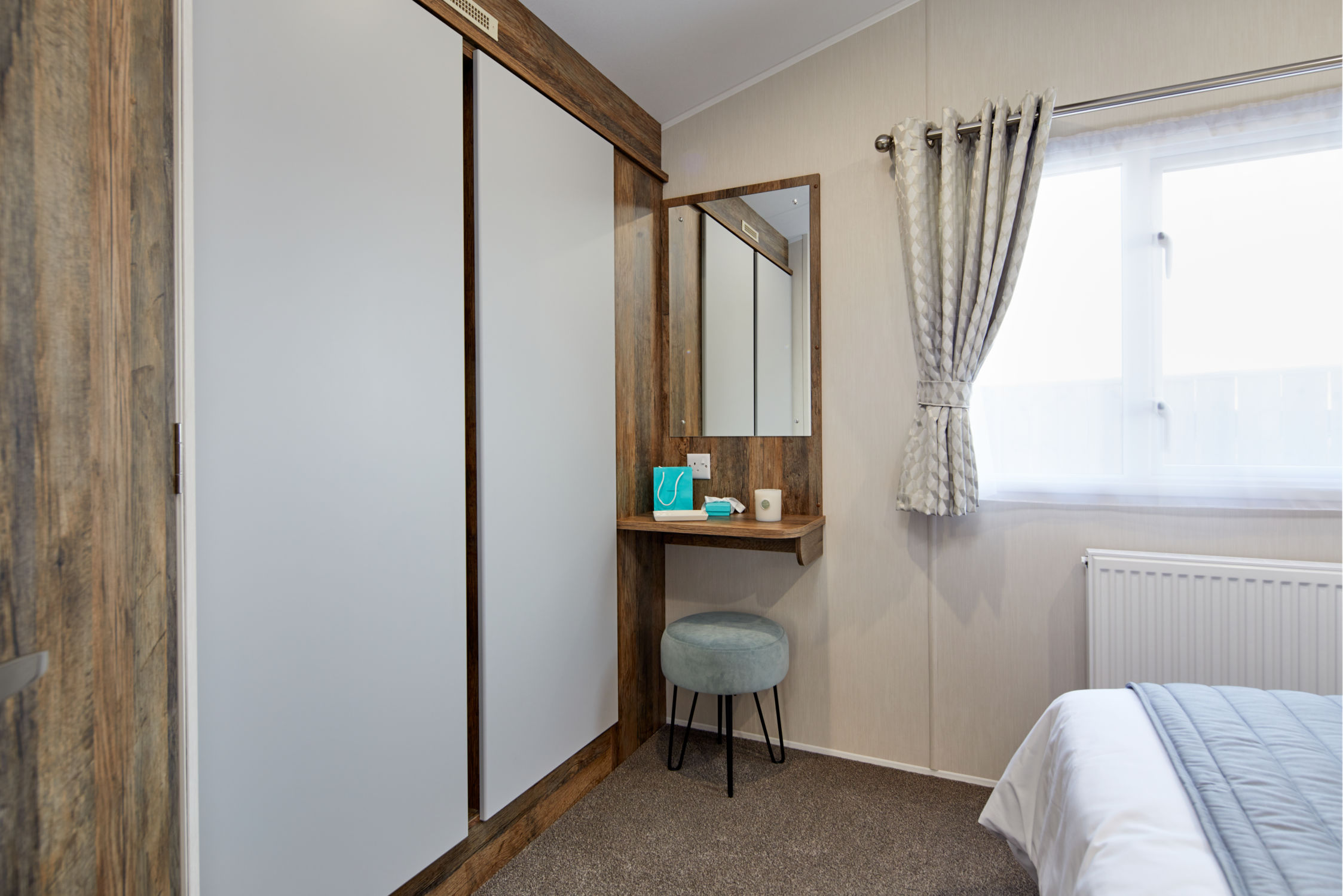 2023 Willerby Brookwood master bedroom static caravan mobile home