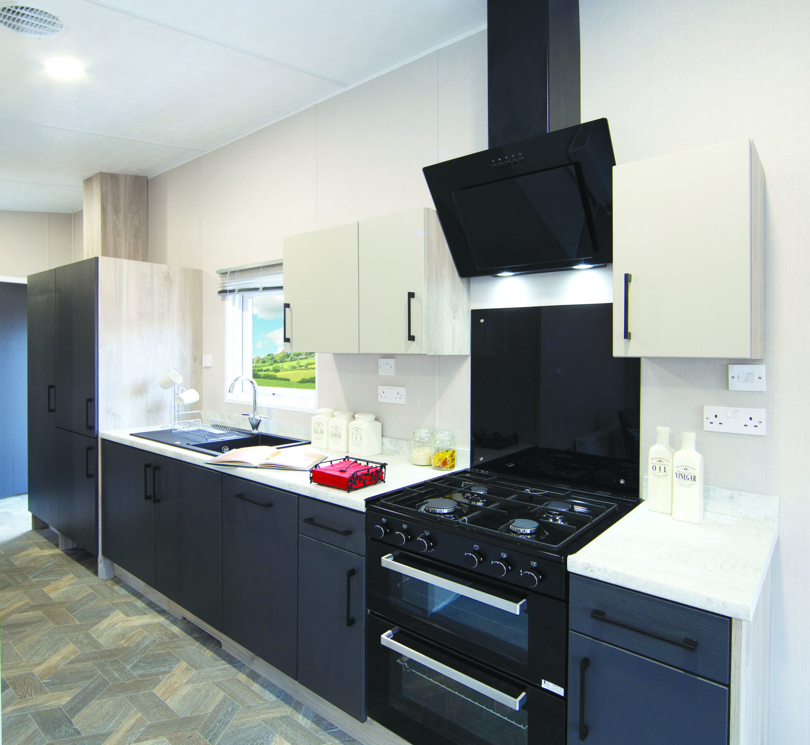 New Delta Athena Static Caravan kitchen