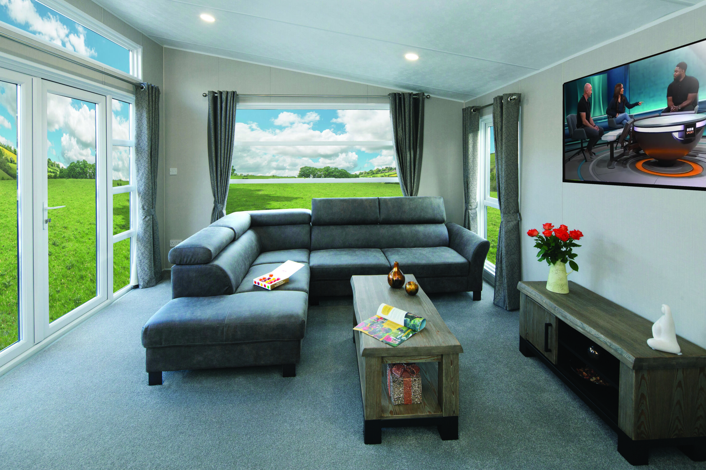 New Delta Athena Static Caravan living room