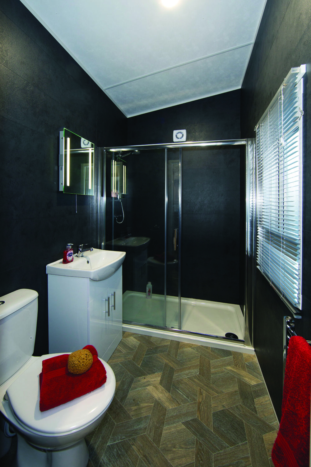 New Delta Athena Static Caravan family bathroom