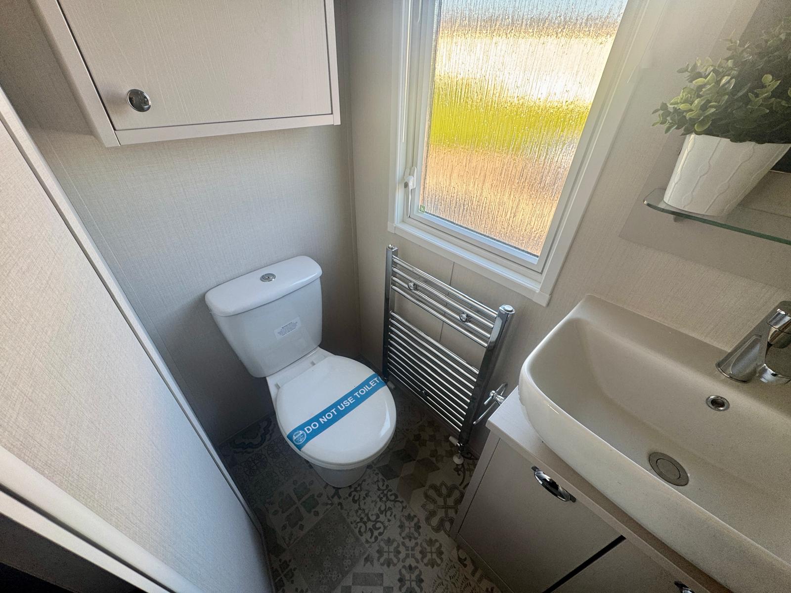 New Carnaby Lakehouse Lodge Static Caravan toilet