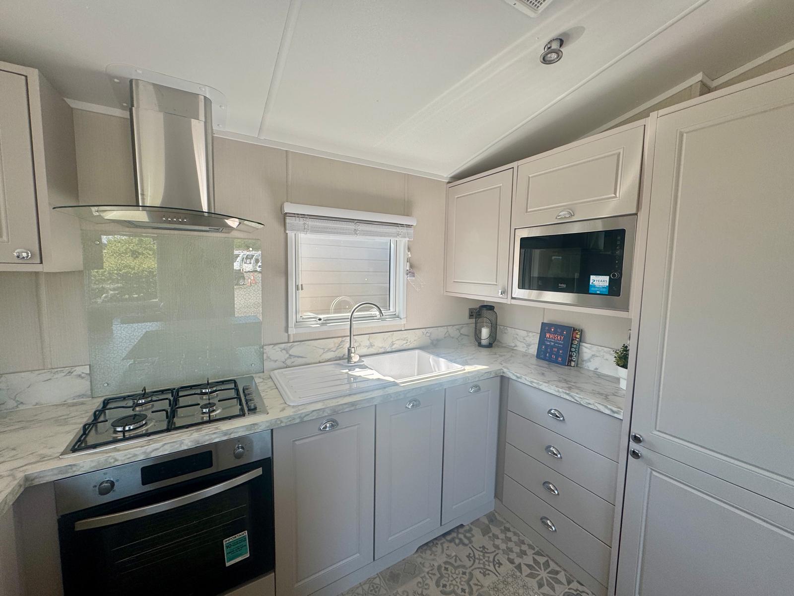 New Carnaby Lakehouse Lodge Static Caravan sink