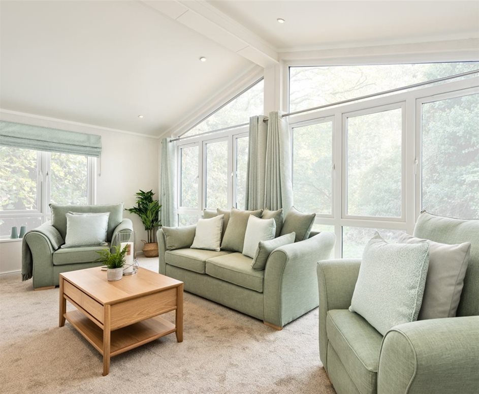 New Landscape Living Chatsworth luxury lodge bespoke static caravan mobile home annexe annex