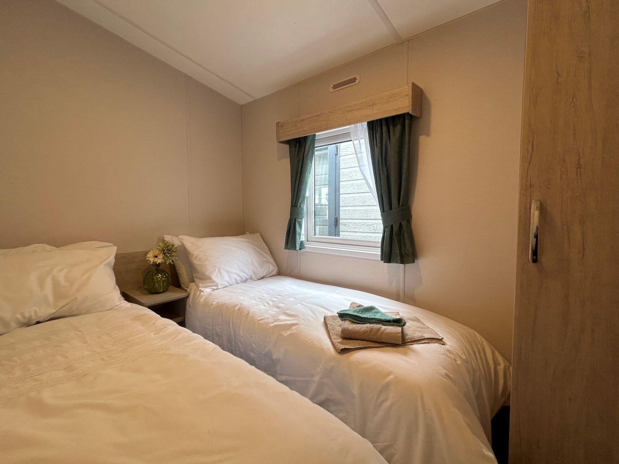 New Delta Saffron Deluxe Static Caravan second bedroom