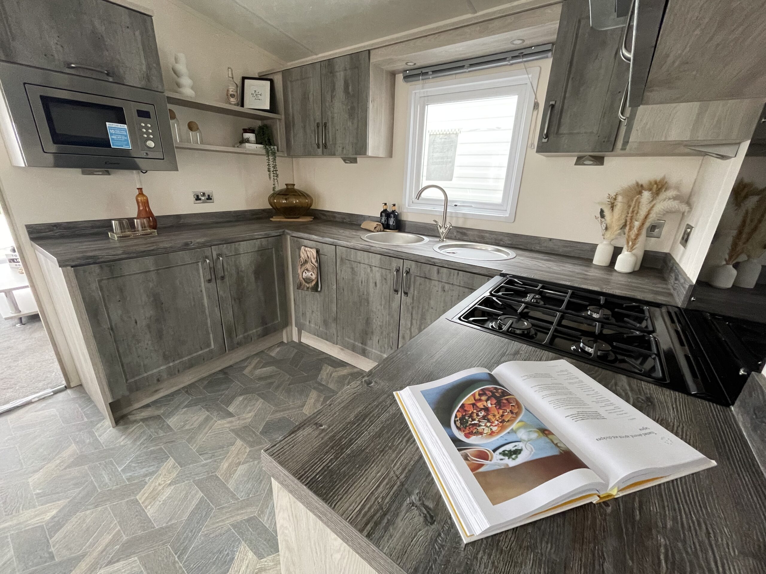 Delta Superior static caravan integrated appliances