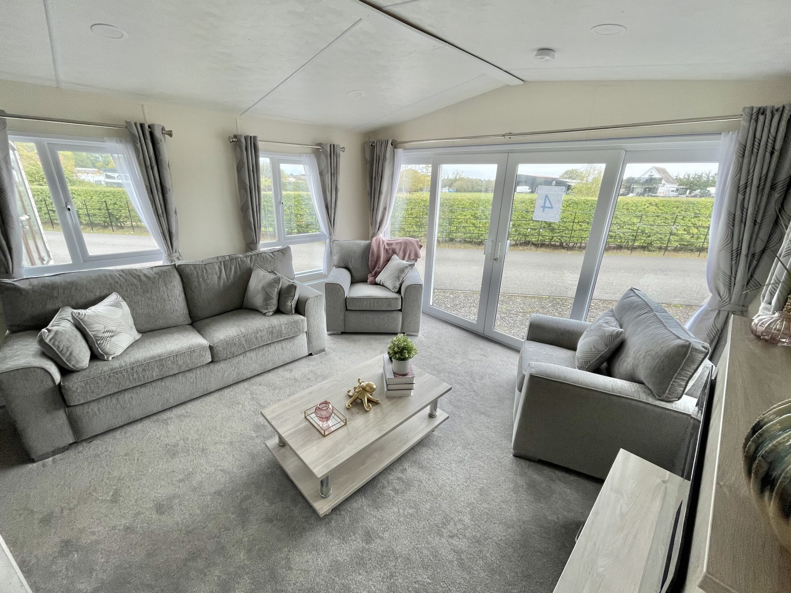 Delta Superior static caravan lounge