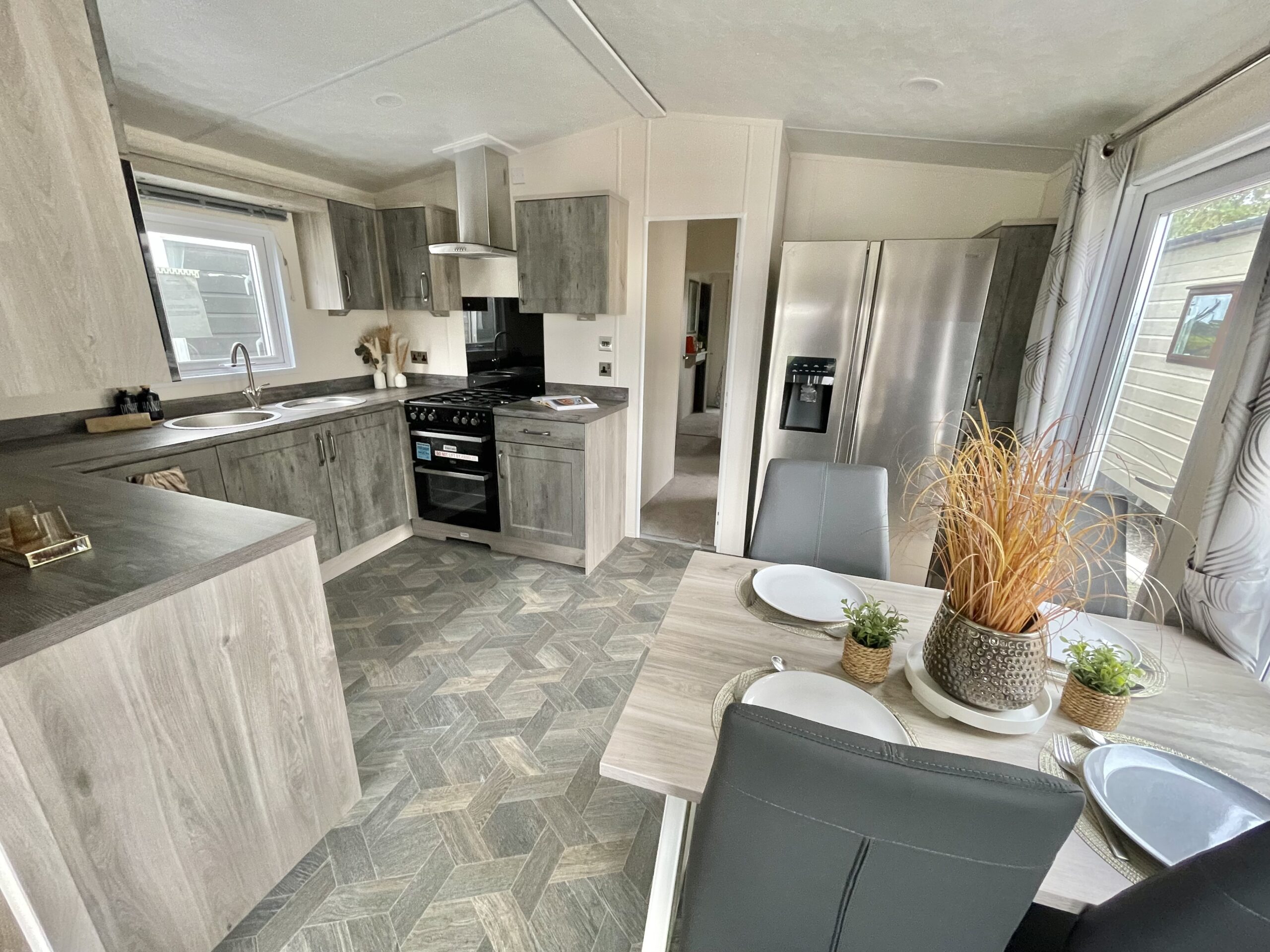 Delta Superior static caravan kitchen diner