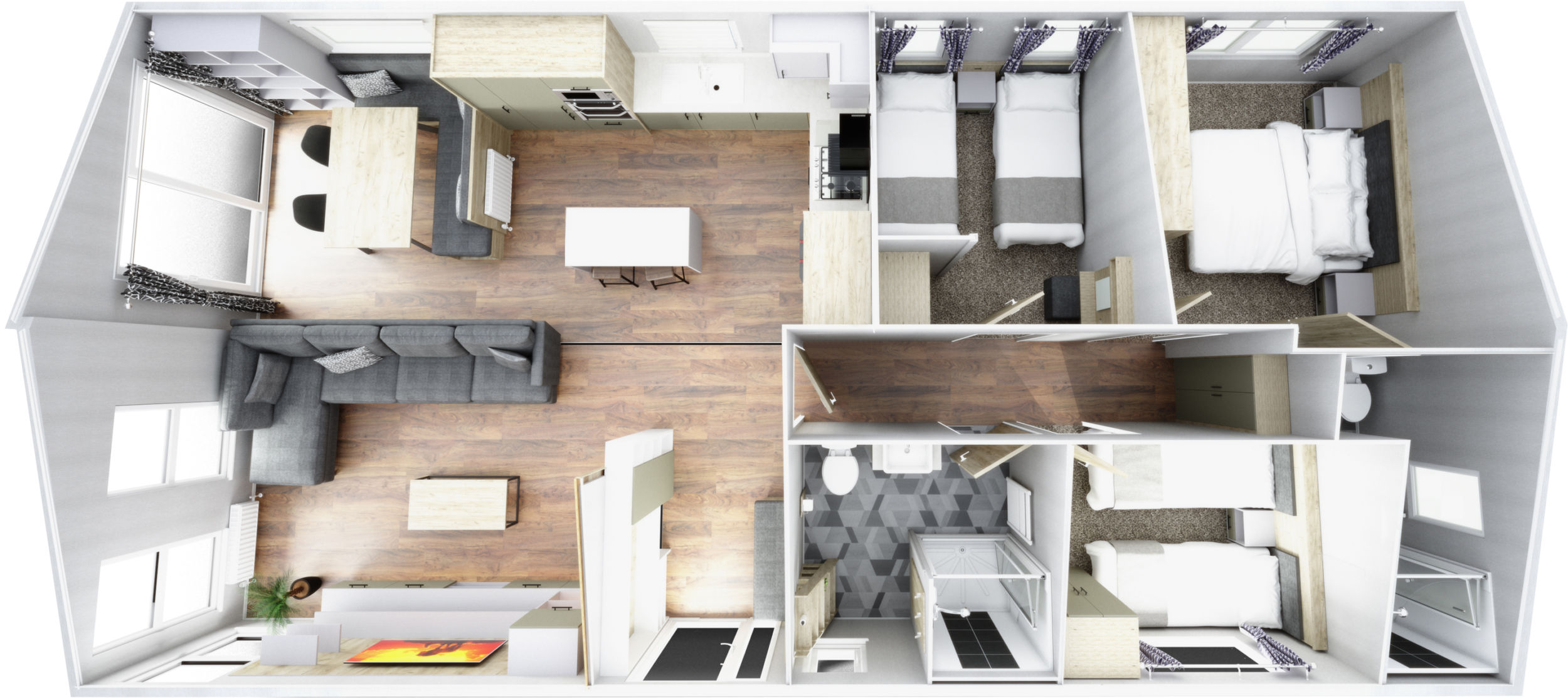 40 x 20 - 3 Bedroom - £96,495