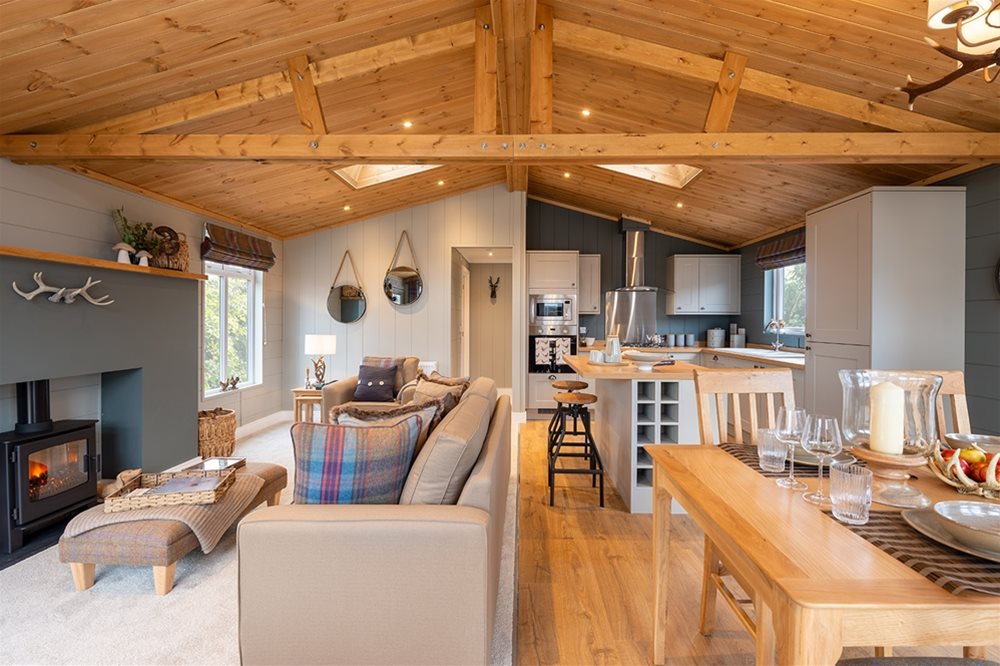 New Landscape Living Mulberry luxury lodge twin unit static caravan mobile home bespoke