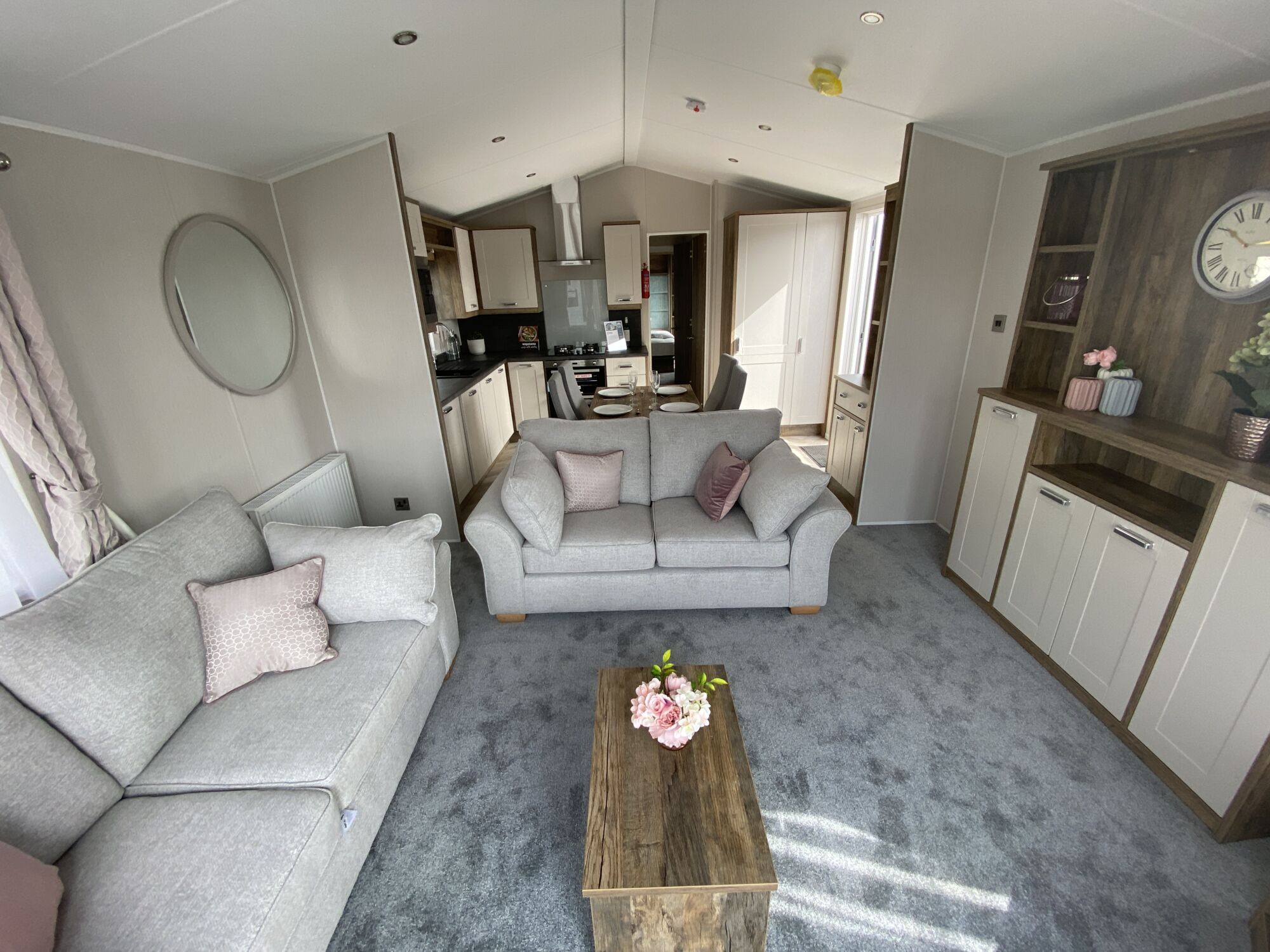New Willerby Sheraton static caravan residential specification living room