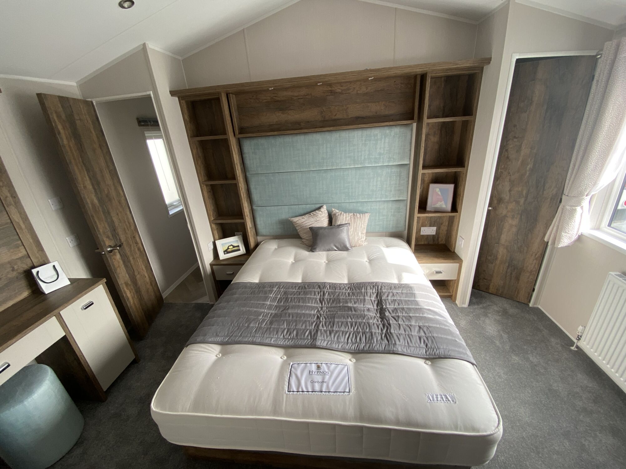 New Willerby Sheraton static caravan residential specification master bedroom