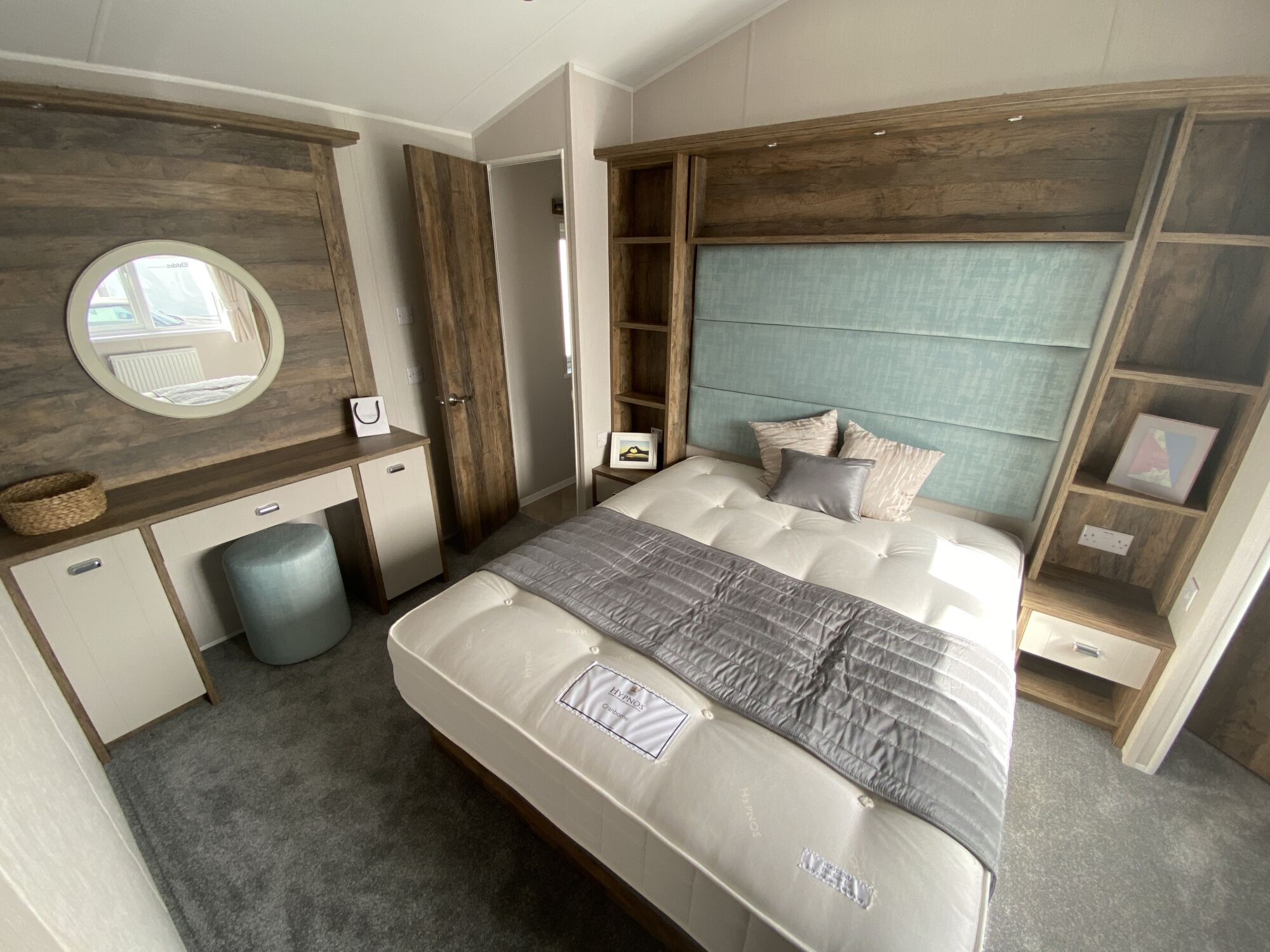 New Willerby Sheraton static caravan residential specification master bedroom