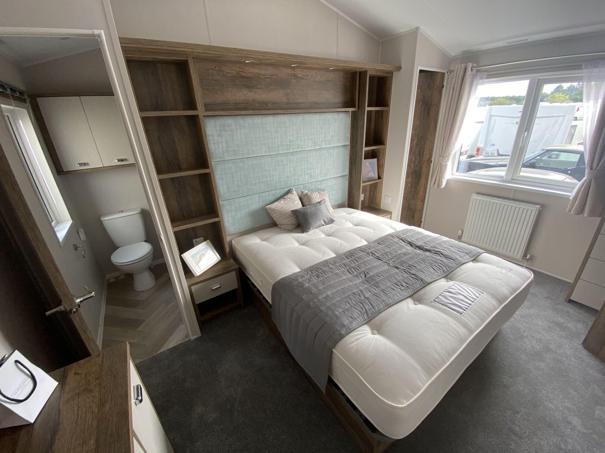 New Willerby Sheraton static caravan residential specification master bedroom