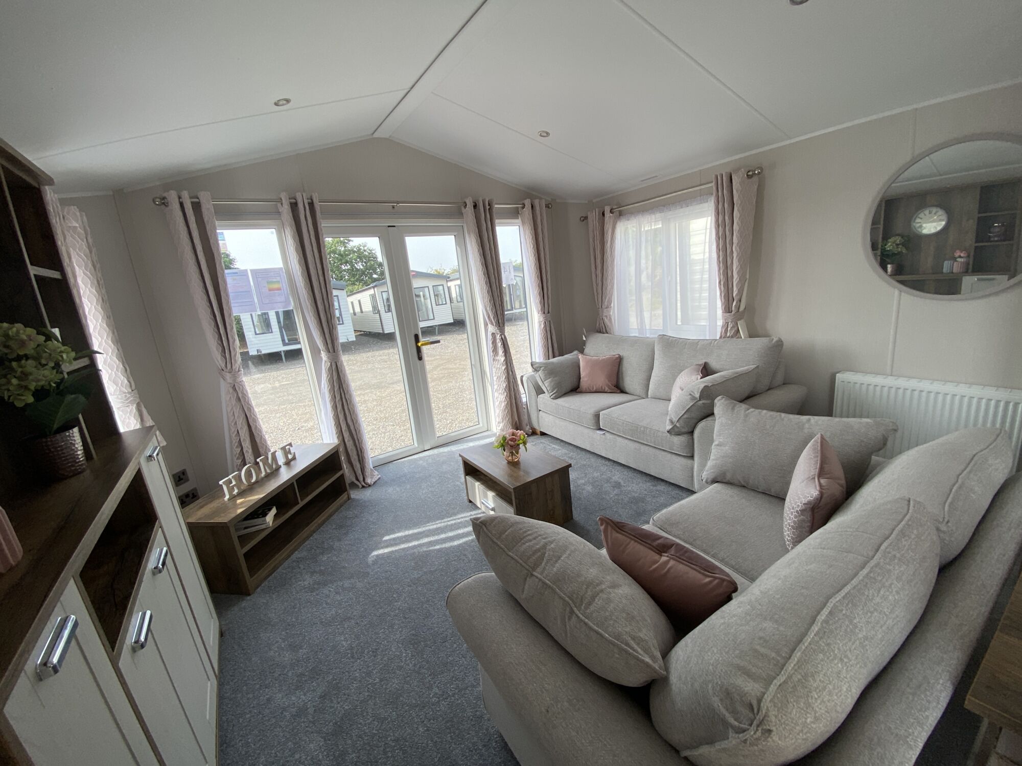 New Willerby Sheraton static caravan residential specification living room