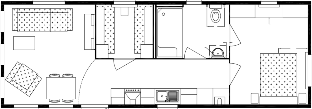 38x13 2 Bed Wheelchair accessible - £37,995
