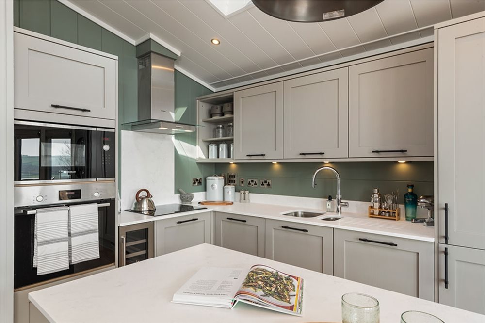 New Landscape Living The Orangery luxury lodge twin unit static caravan mobile home bespoke