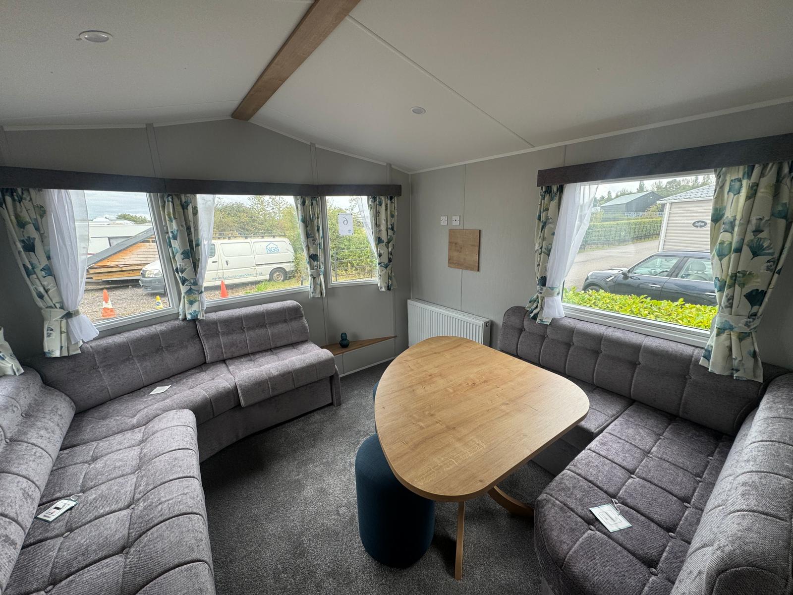 New Willerby Ashurst Static Caravan Fixed Furniture