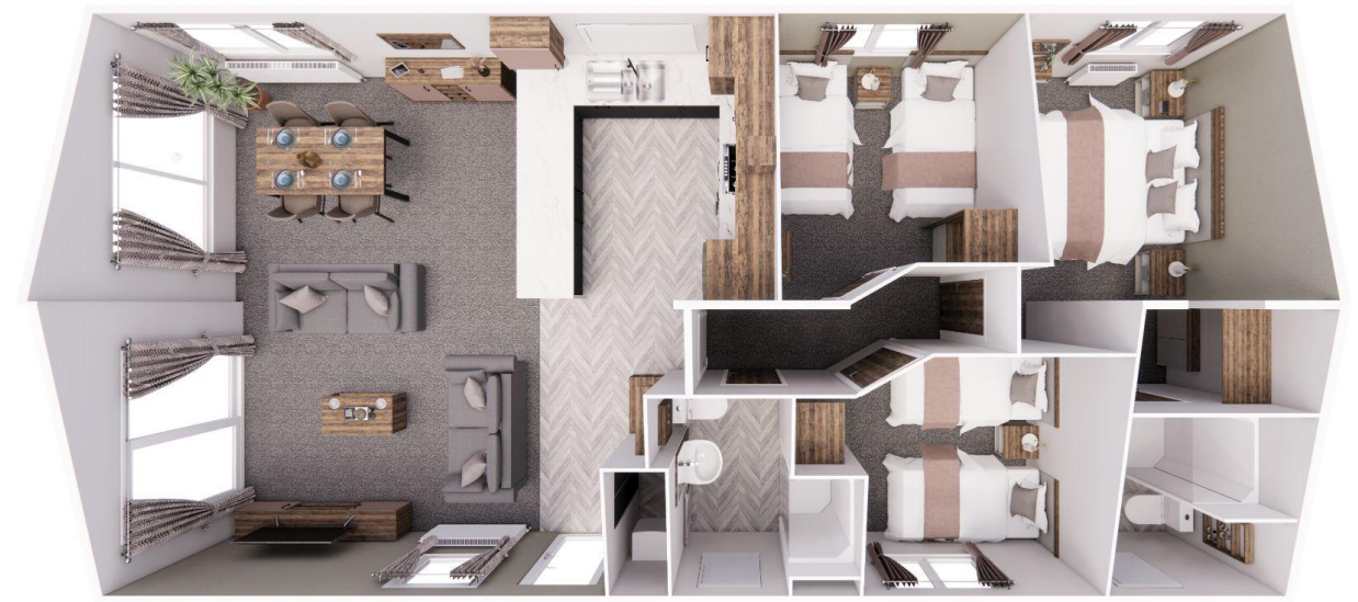 40x20 - 3 Bedroom - £74,995
