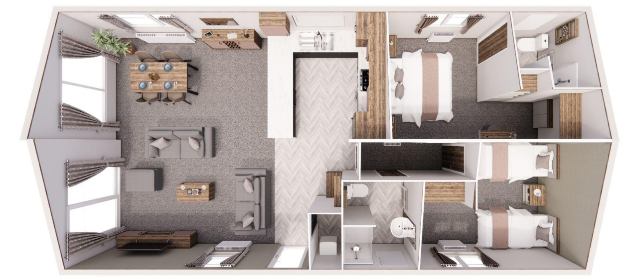 40x20 - 2 Bedroom - £69,995