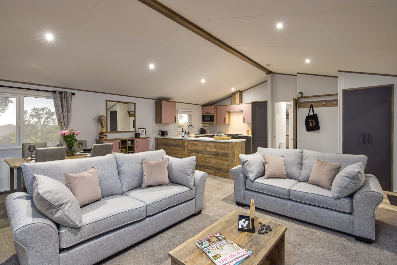 New Willerby Boston Lodge 40x20 2 bed open plan lounge kitchen diner