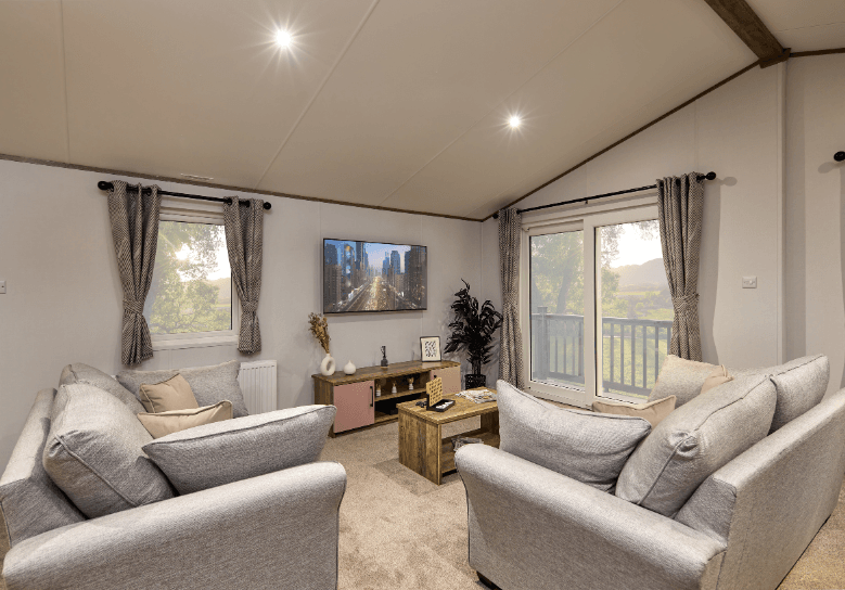 New Willerby Boston Twin Lodge Static Caravan Lounge