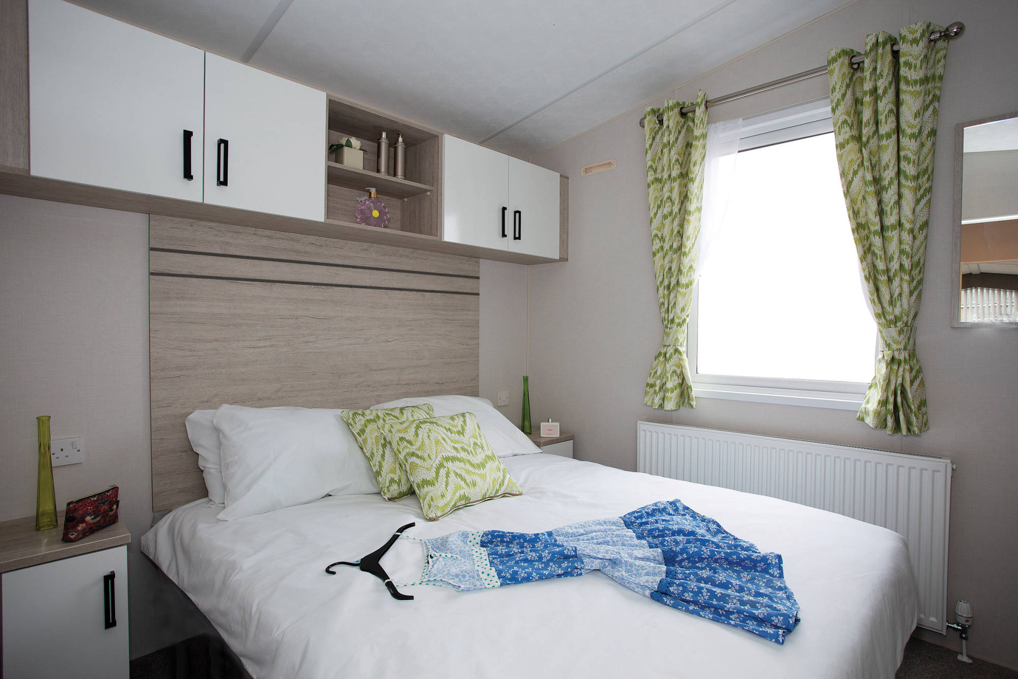 New Delta Asmara Static caravan master bedroom