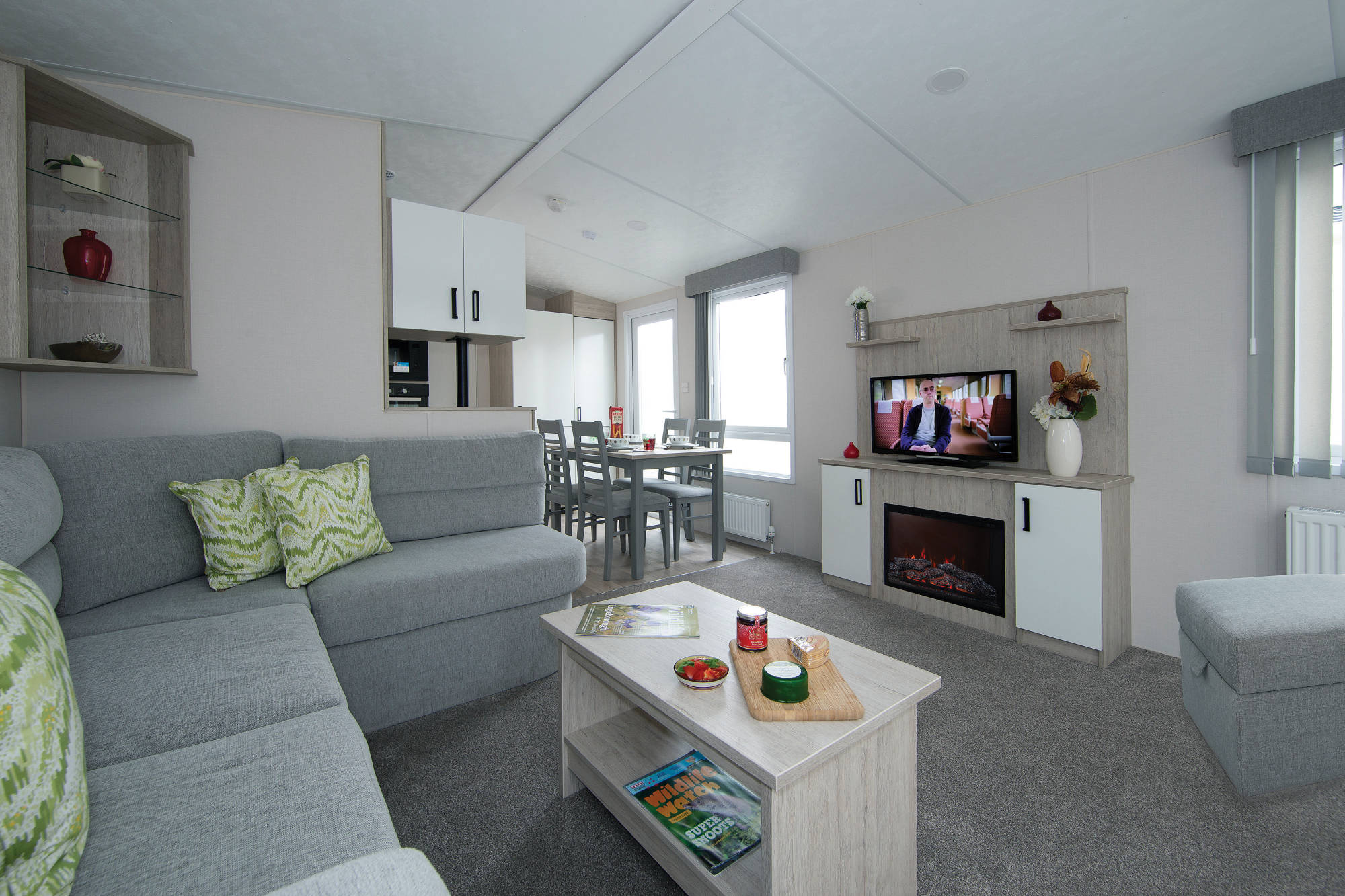 New Delta Asmara Static caravan lounge diner open plan