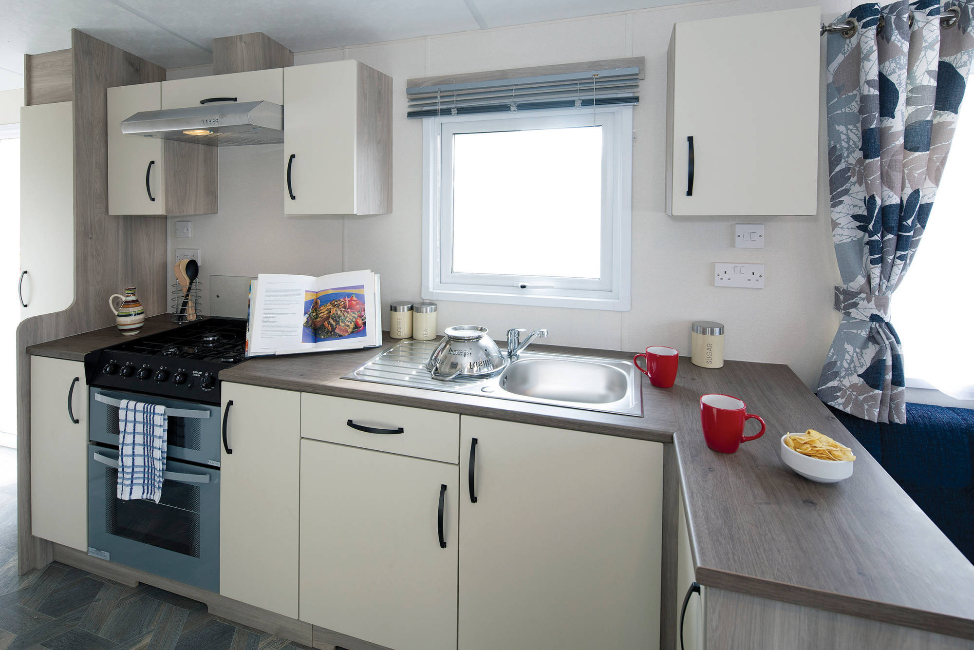 New Delta Avalon Static Caravan kitchen