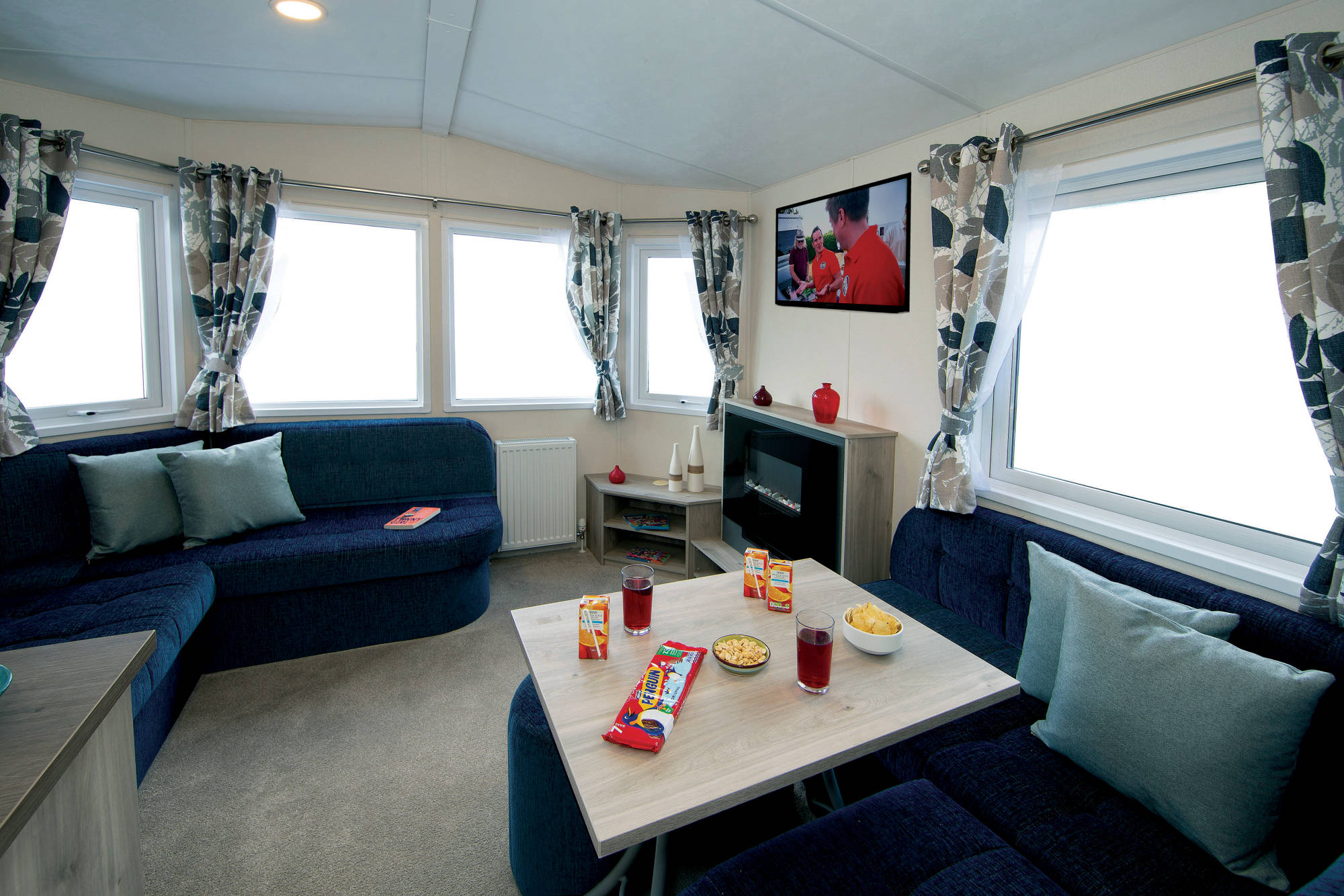 New Delta Avalon Static Caravan lounge