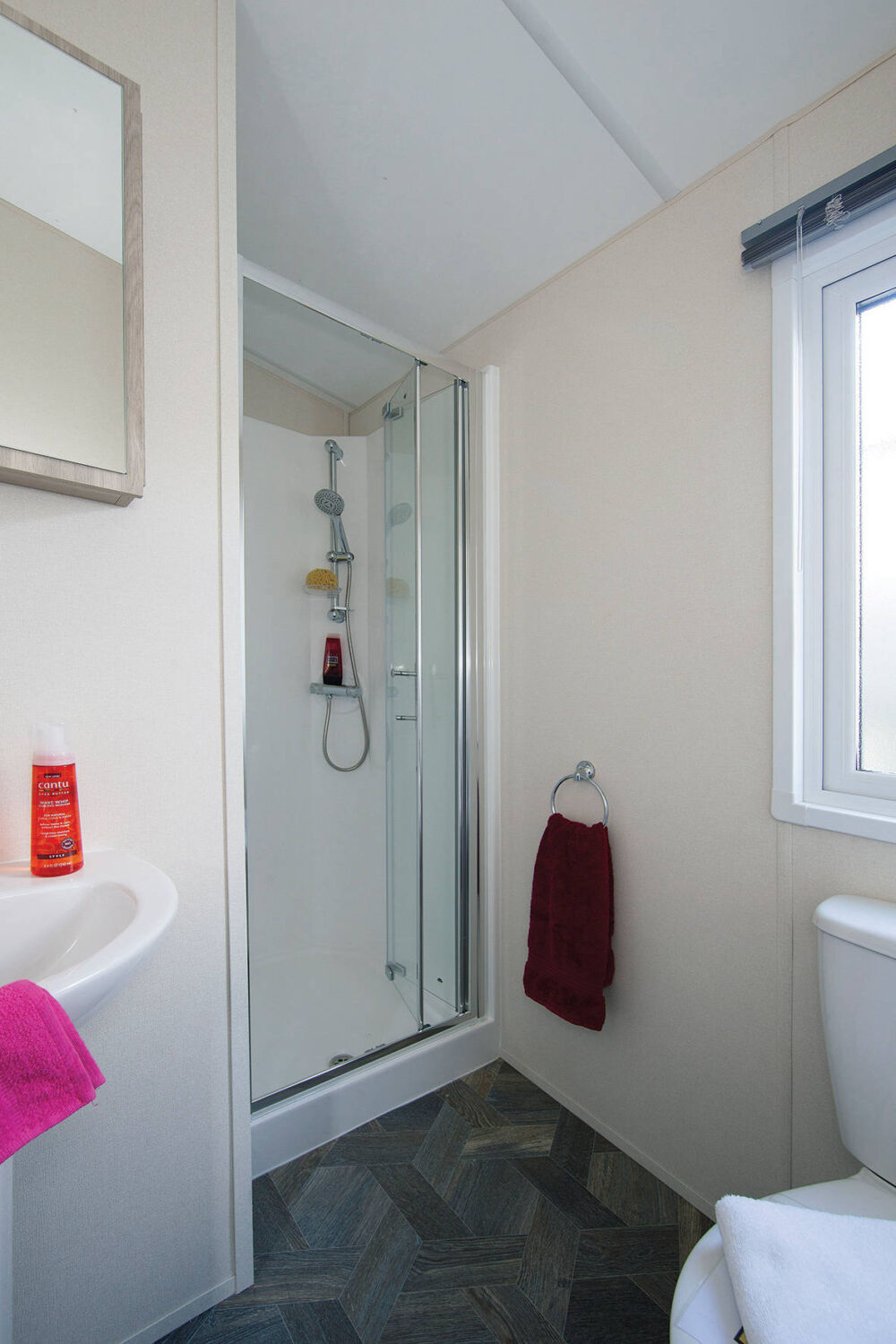 New Delta Avalon Static Caravan bathroom